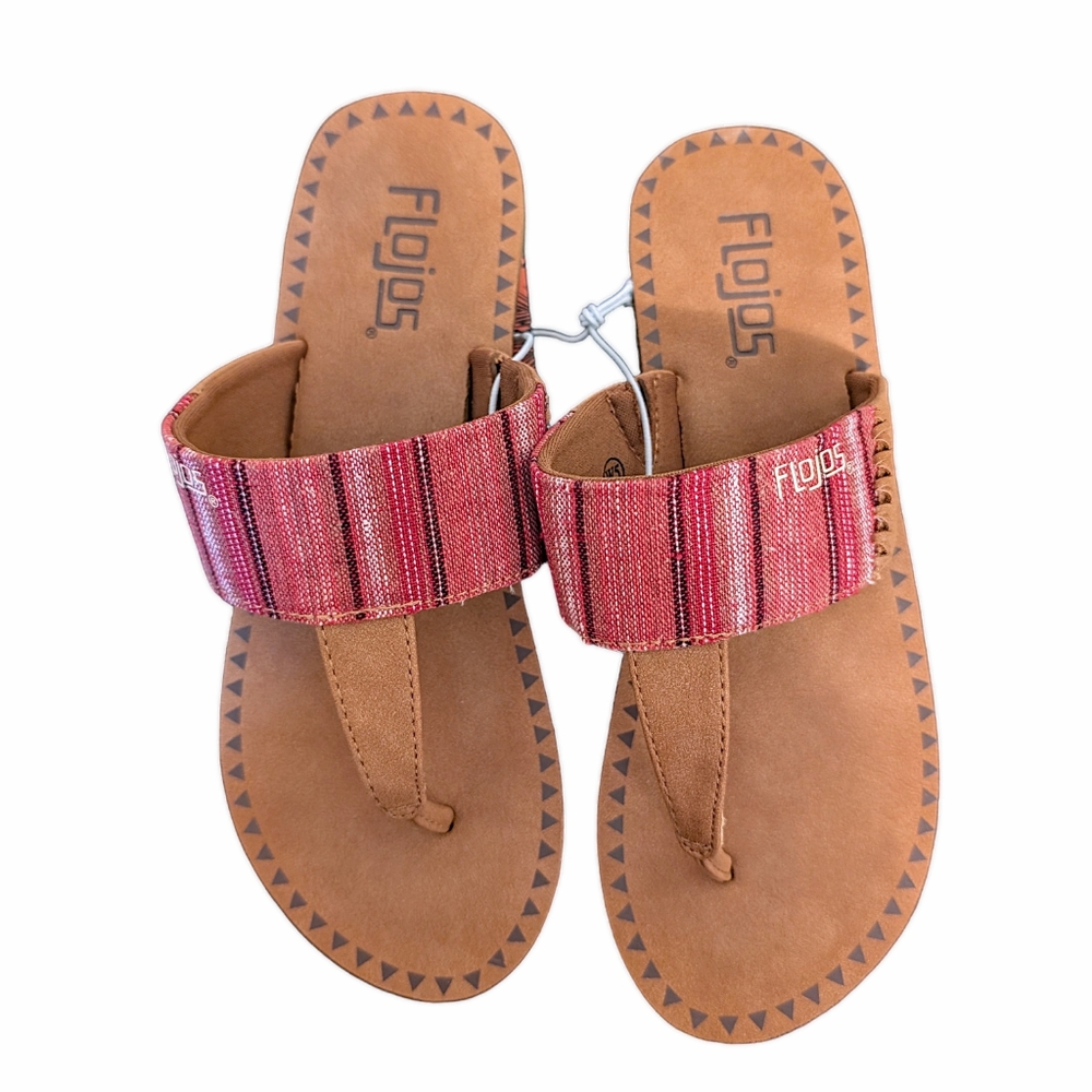 Flojos Grace Serape woven thong sandals